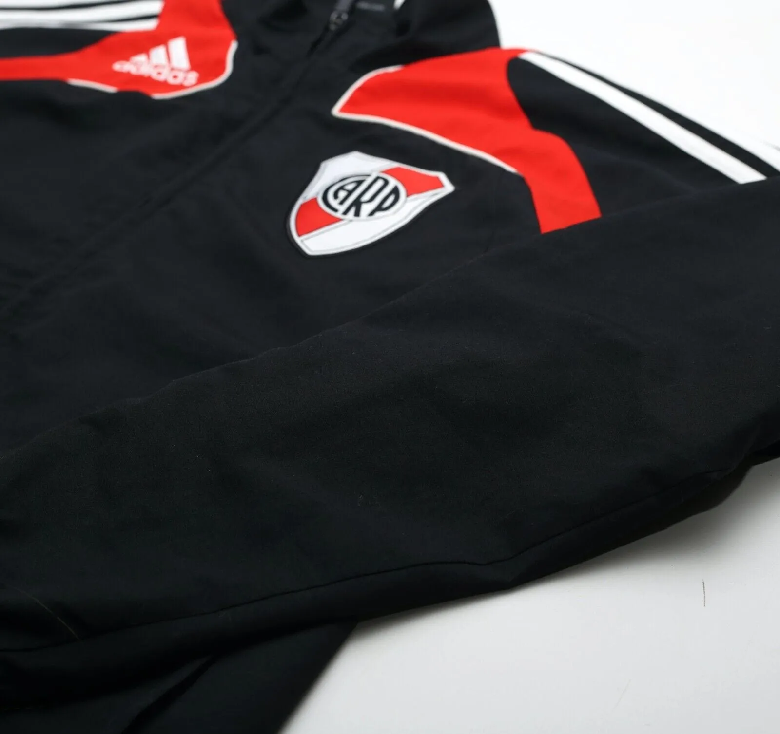 2008/09 River Plate Vintage adidas Football Track Top Jacket (M)