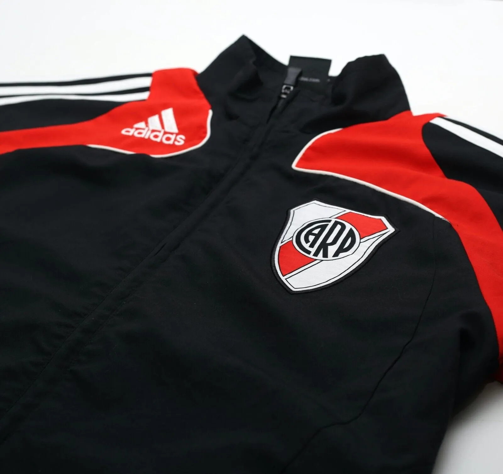 2008/09 River Plate Vintage adidas Football Track Top Jacket (M)