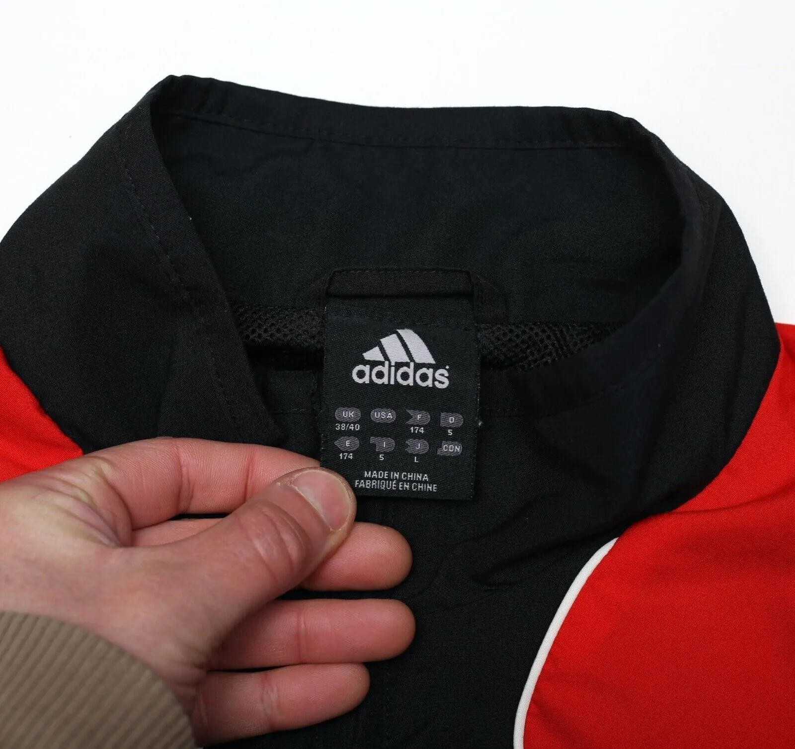 2008/09 River Plate Vintage adidas Football Track Top Jacket (M)