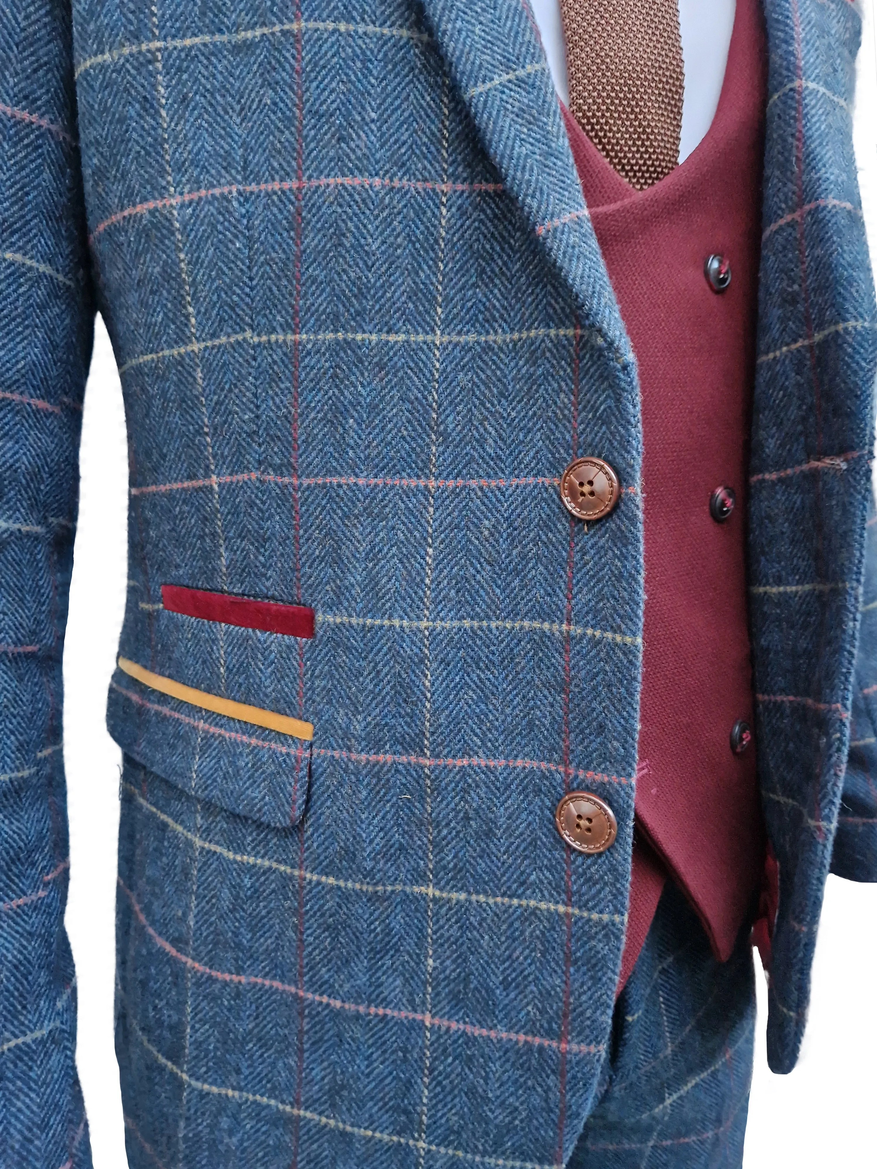 3-Piece Men's Suit Tweed Eton - Mix & Match