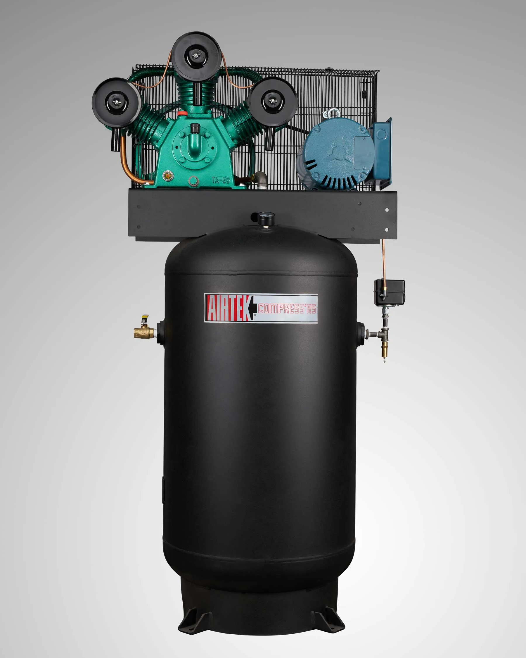 5 HP 80 Gallons Single Stage Vertical Electric Industrial Air Compressor