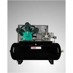 7.5 HP 120 Gallons Double Stage Horizontal Electric Industrial Air Compressor