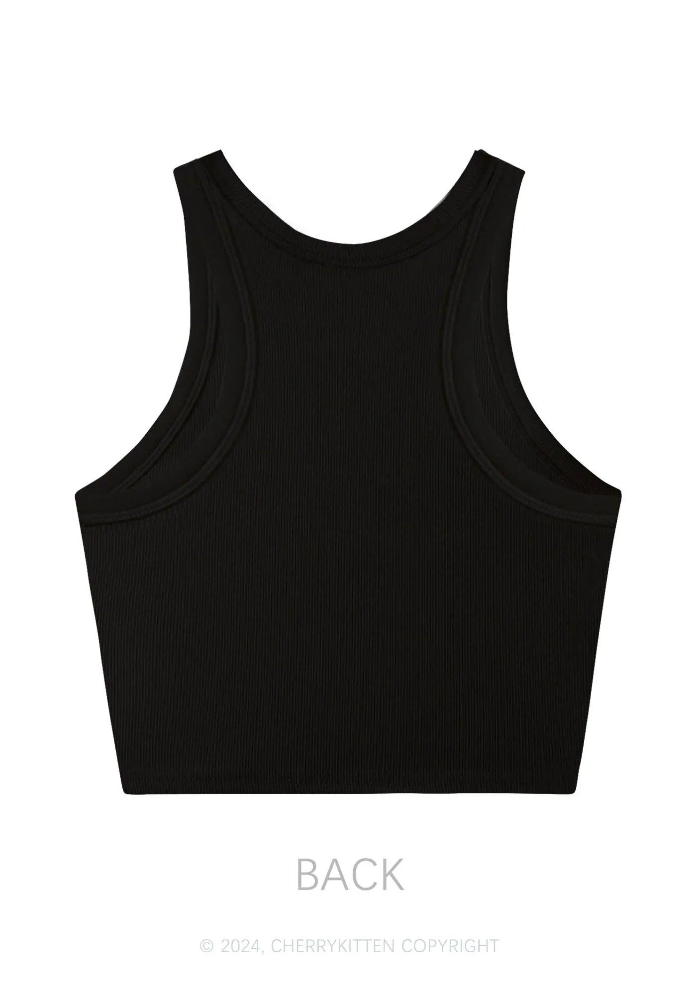 Absolutely Need A Lobotomy Y2K Crop Tank Top Cherrykitten