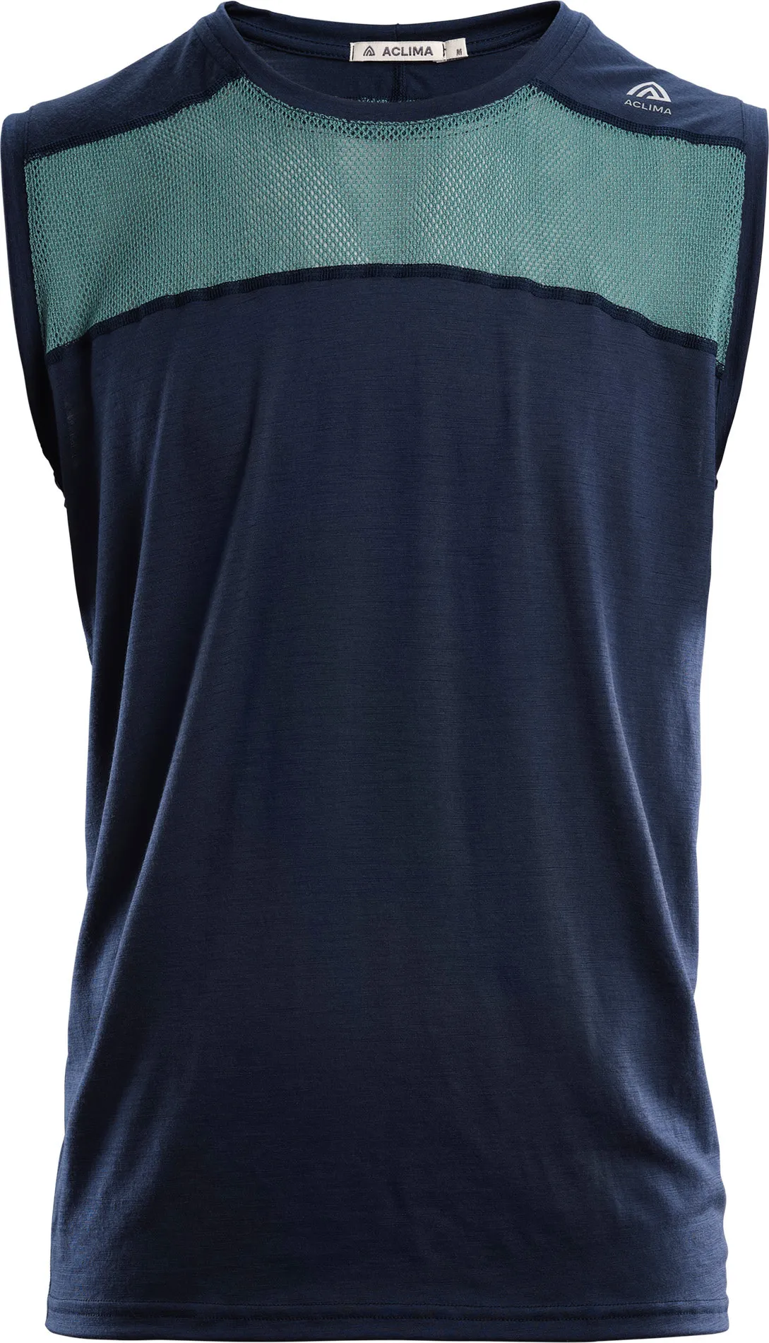 Aclima Men&#x27;s LightWool Sports Singlet Navy Blazer/North Atlantic | Buy Aclima Men&#x27;s LightWool Sports Singlet Navy Blazer/North Atlantic here | Outnorth