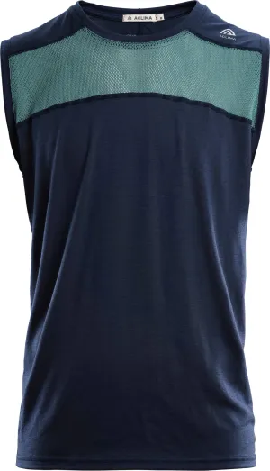 Aclima Men&#x27;s LightWool Sports Singlet Navy Blazer/North Atlantic | Buy Aclima Men&#x27;s LightWool Sports Singlet Navy Blazer/North Atlantic here | Outnorth