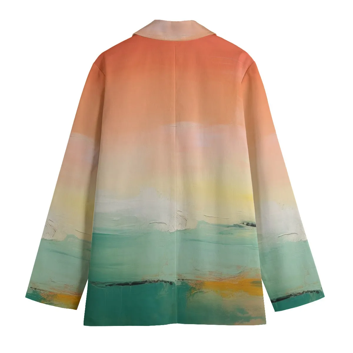 All-Over Print Women's Leisure Blazer | 245GSM Cotton