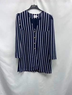 AN&BE. Vestido/blazer rayas T.m
