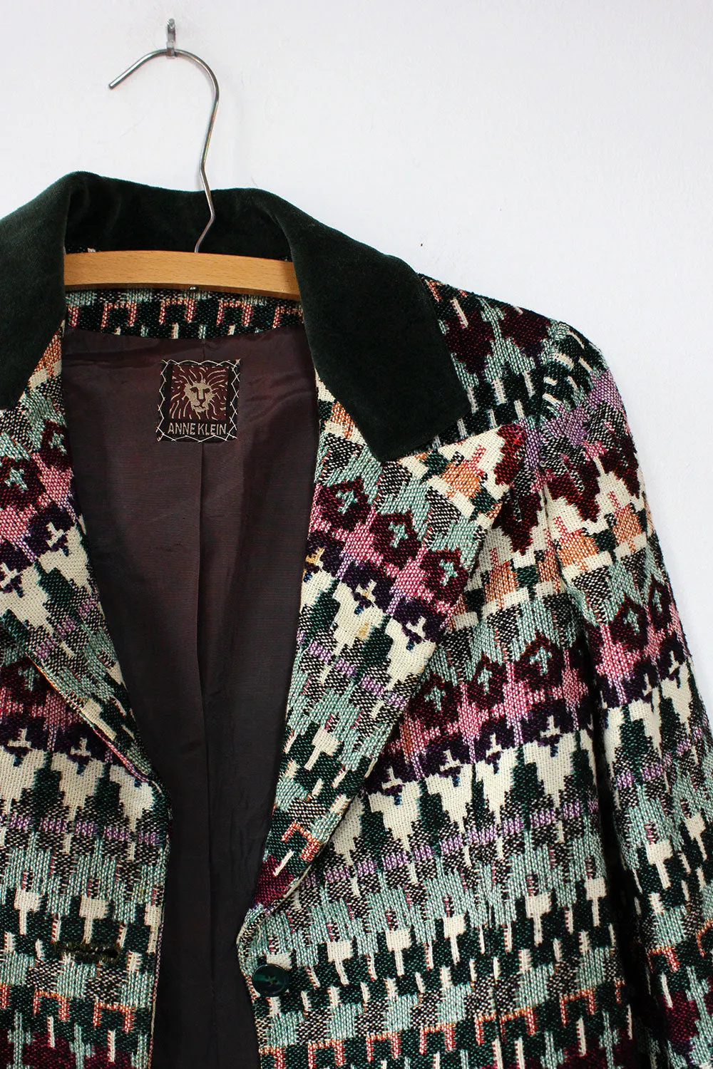 Anne Klein 70s Tapestry Blazer