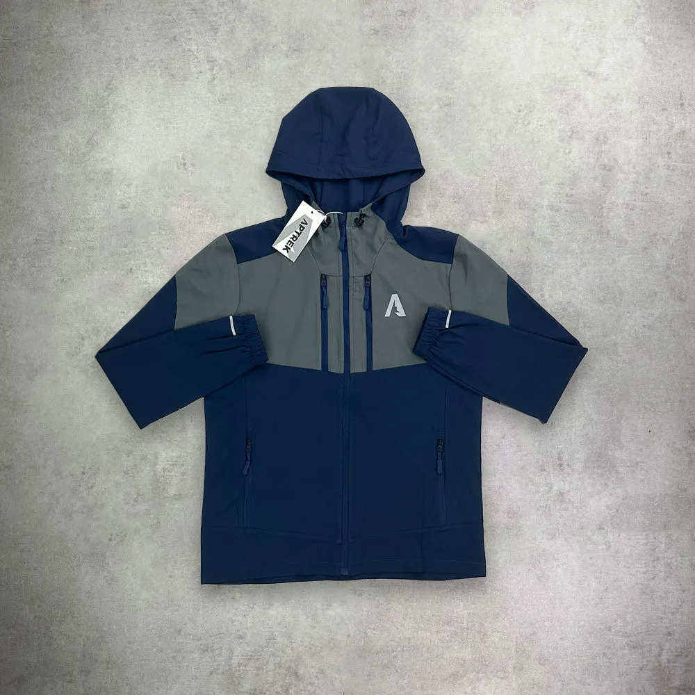 Aptrek Crux Track Jacket Navy/Grey