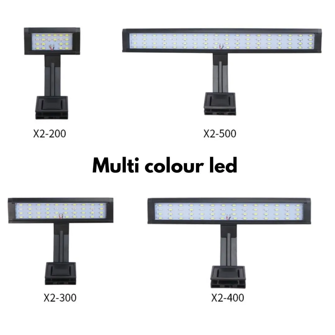 AST X2 Aquarium led lamp clip on (colourful led)
