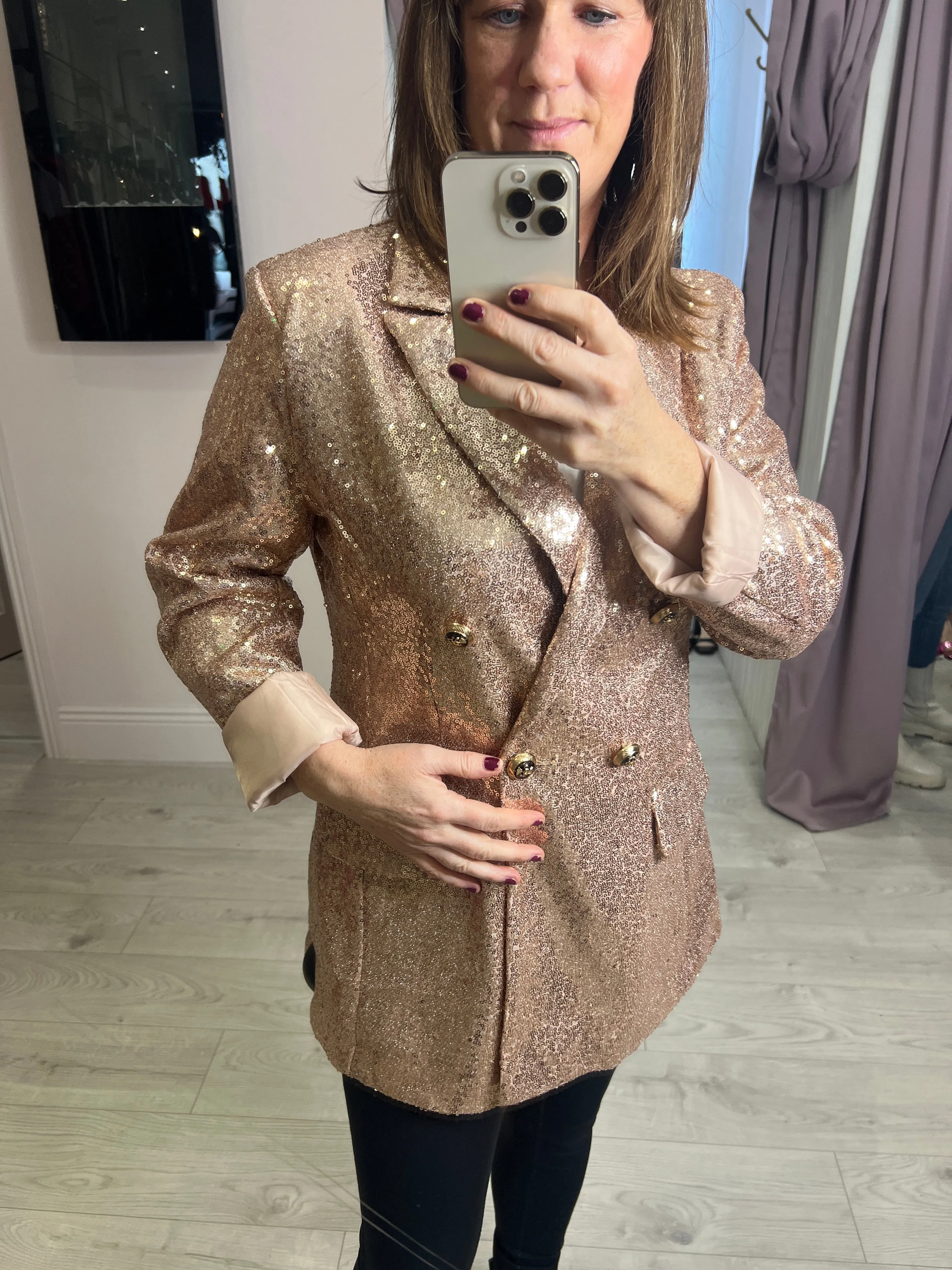 Azari Sequin Blazer