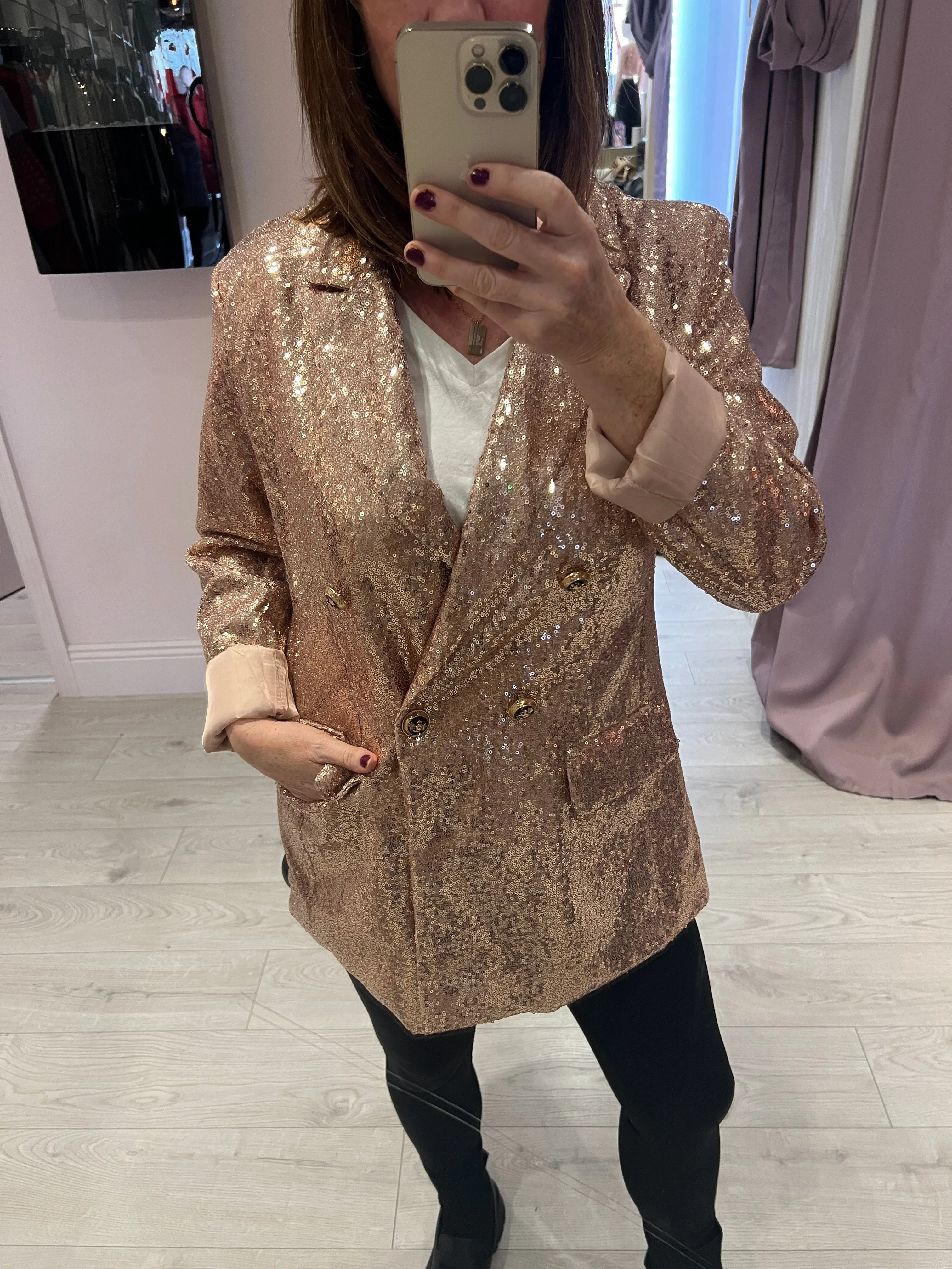 Azari Sequin Blazer