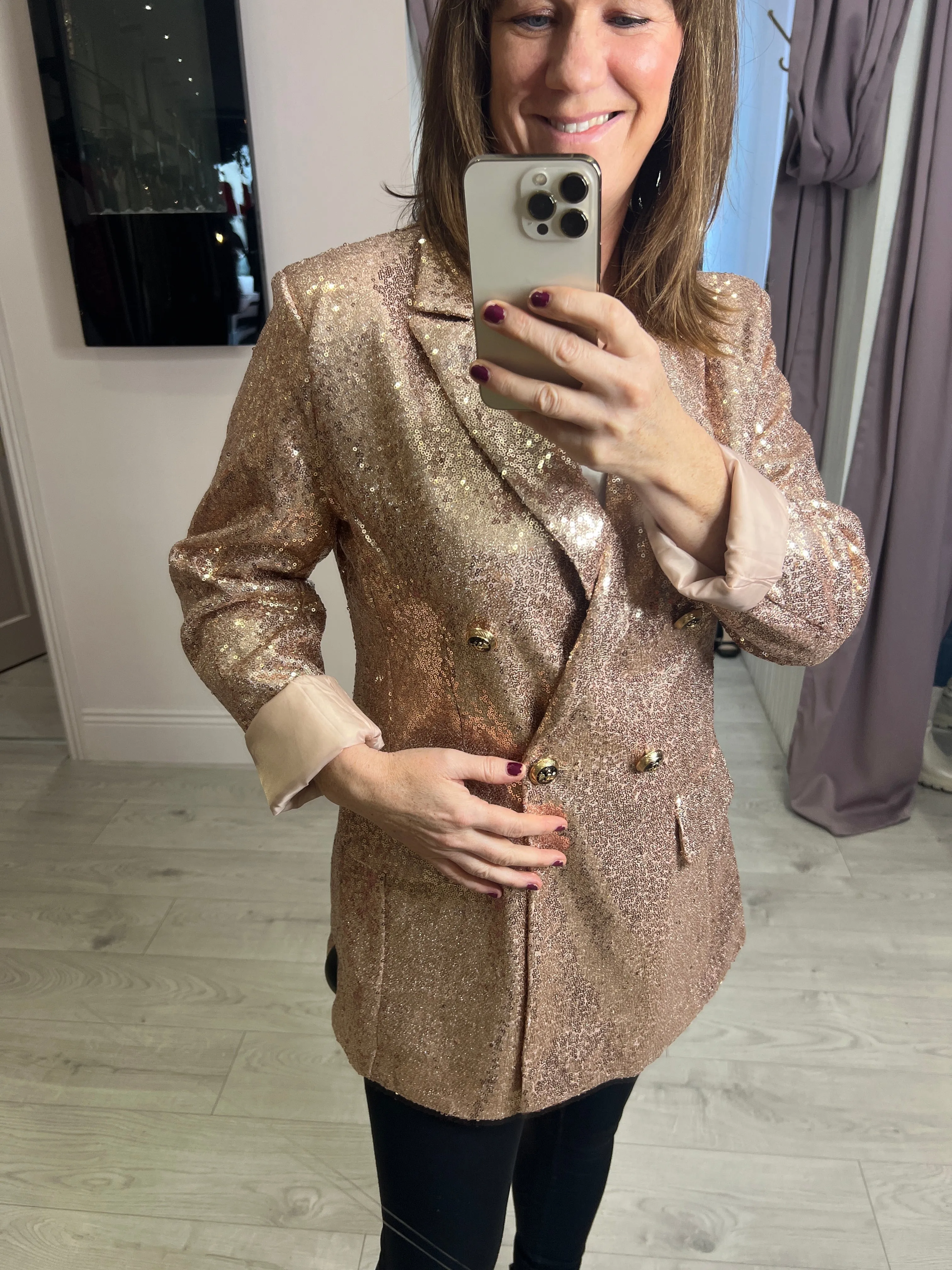 Azari Sequin Blazer
