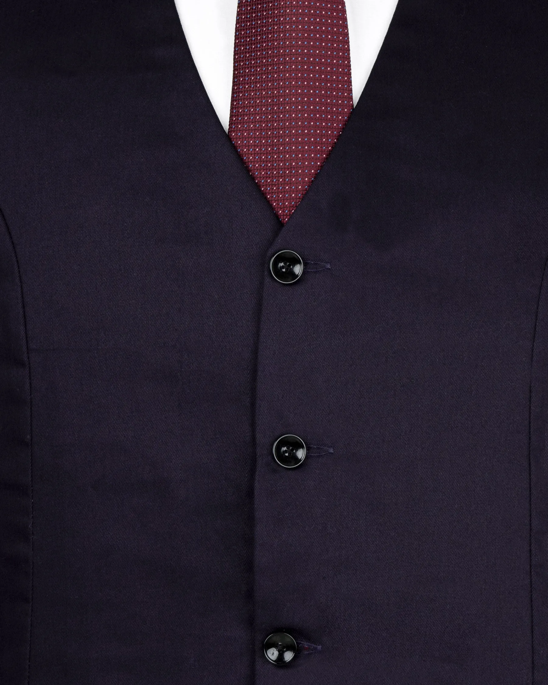 Baltic Sea Cross Placket Premium Cotton Bandhgala Suit