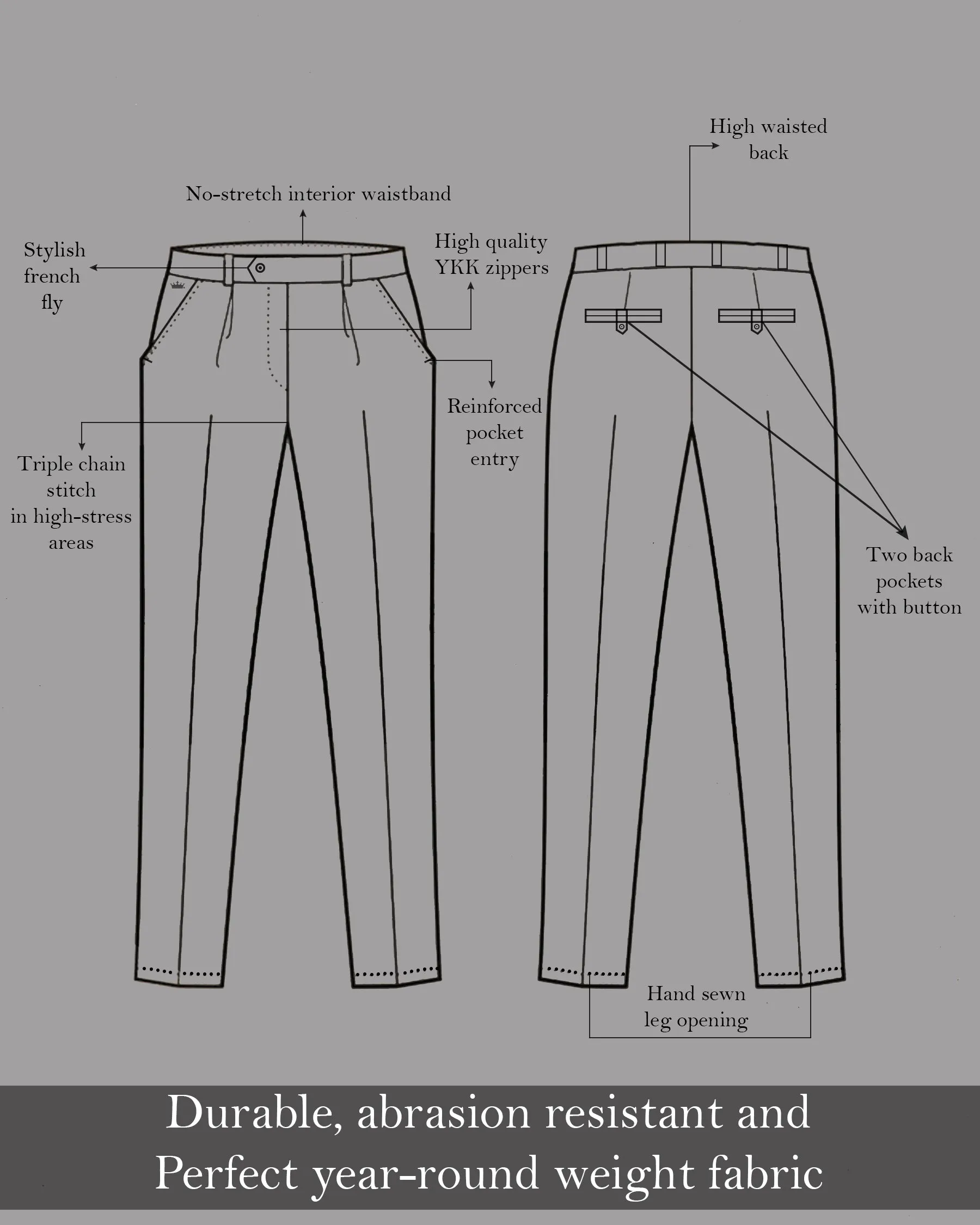 Baltic Sea Cross Placket Premium Cotton Bandhgala Suit