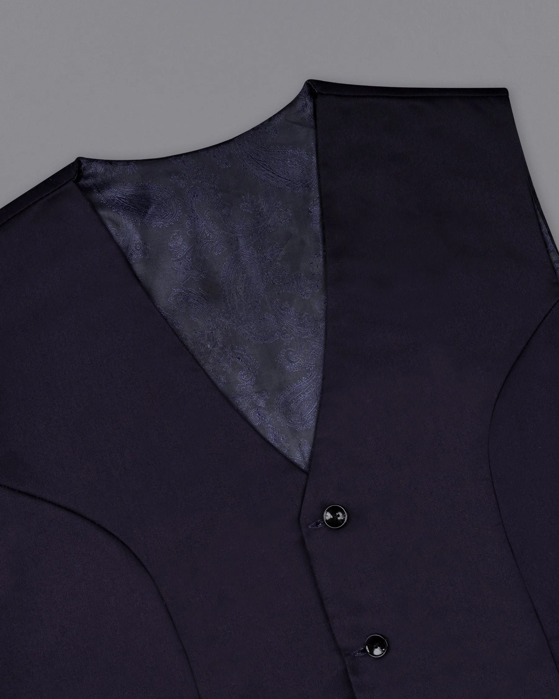 Baltic Sea Cross Placket Premium Cotton Bandhgala Suit
