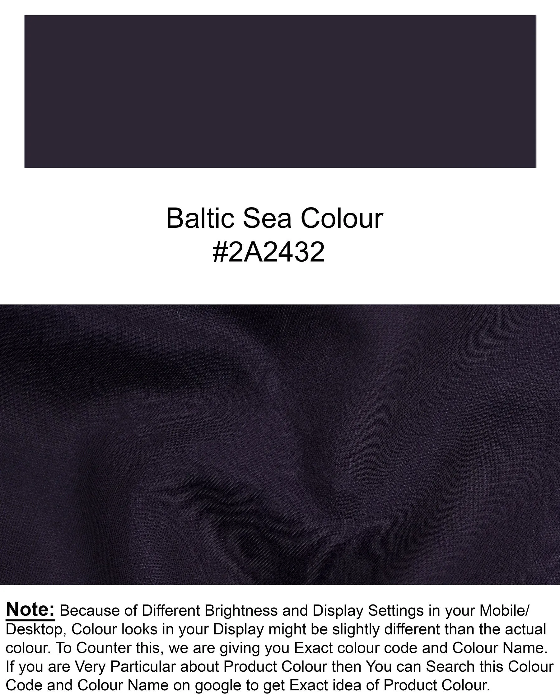 Baltic Sea Cross Placket Premium Cotton Bandhgala Suit