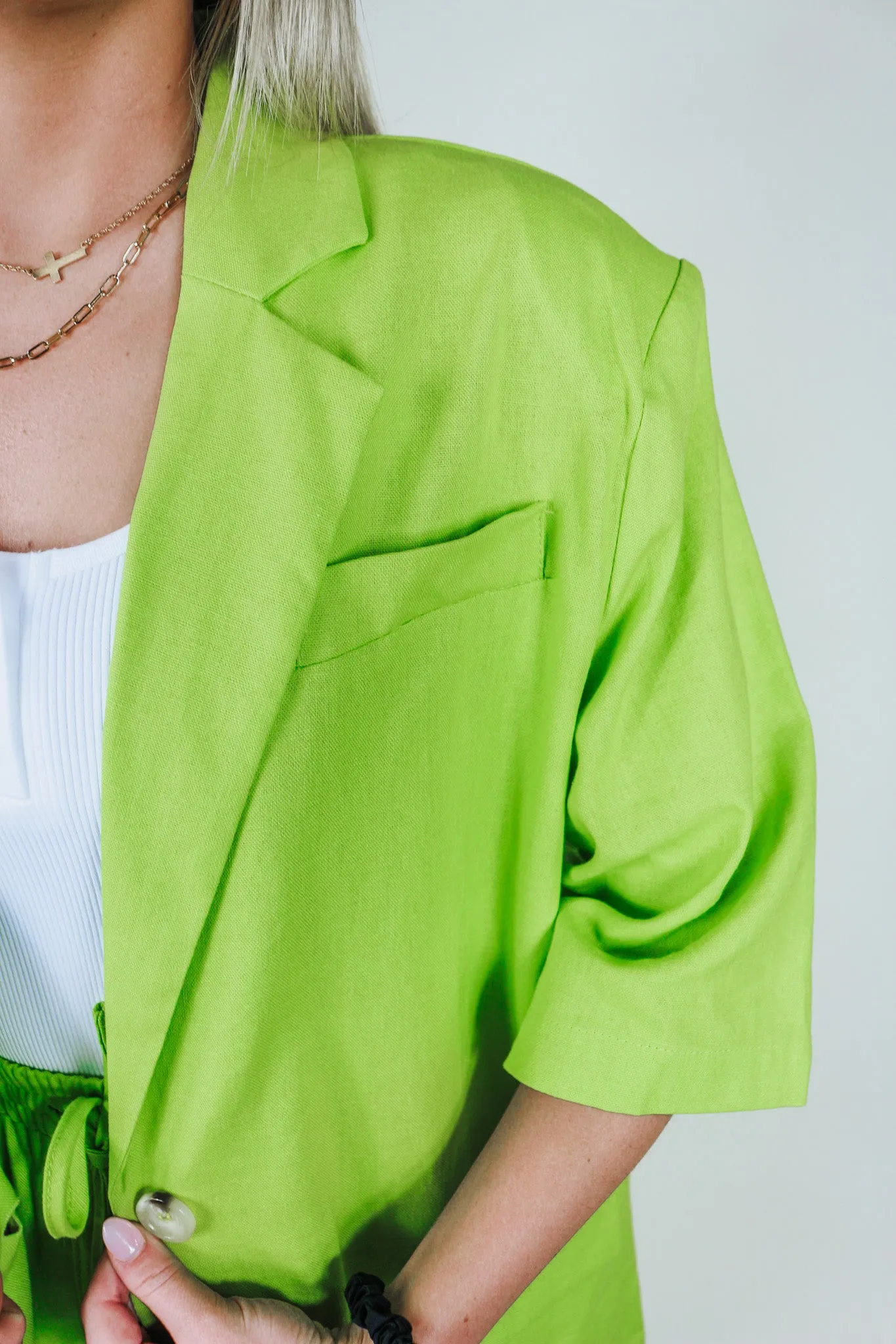 Beachside Fun Lime Blazer
