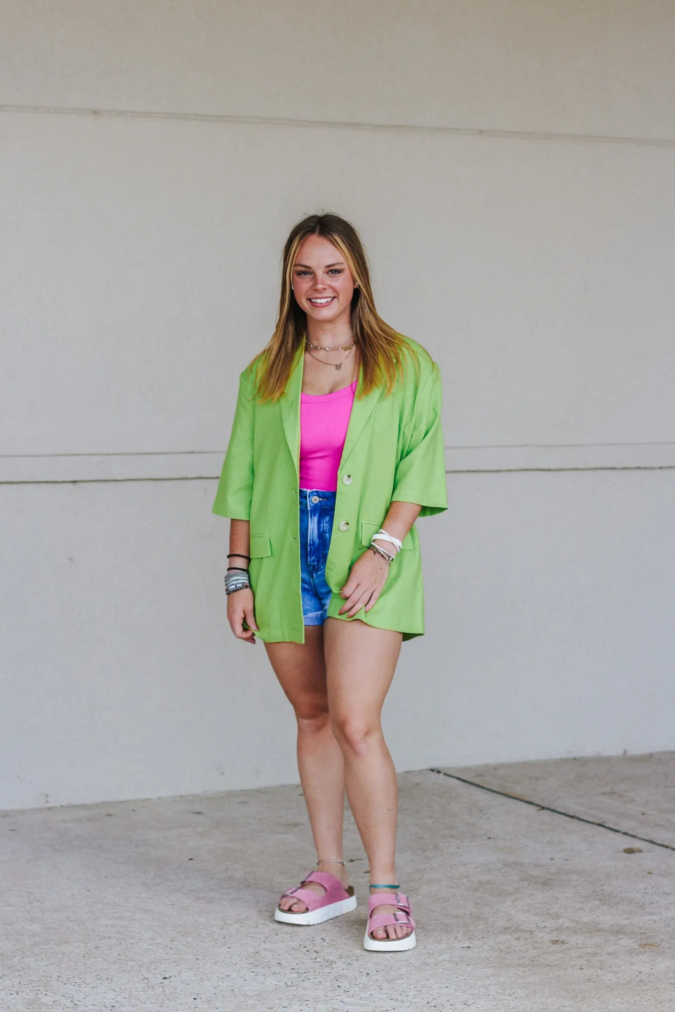 Beachside Fun Lime Blazer