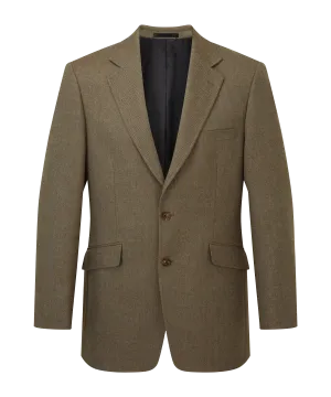 Belgrave Tweed Sports Jacket - Loden Green Herringbone Tweed