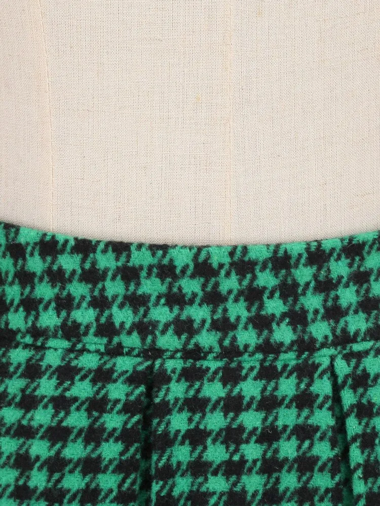 BerriesJam - 2024 Tonval Office Outfits Blazer Skirt Vintage Two Piece Dress Set