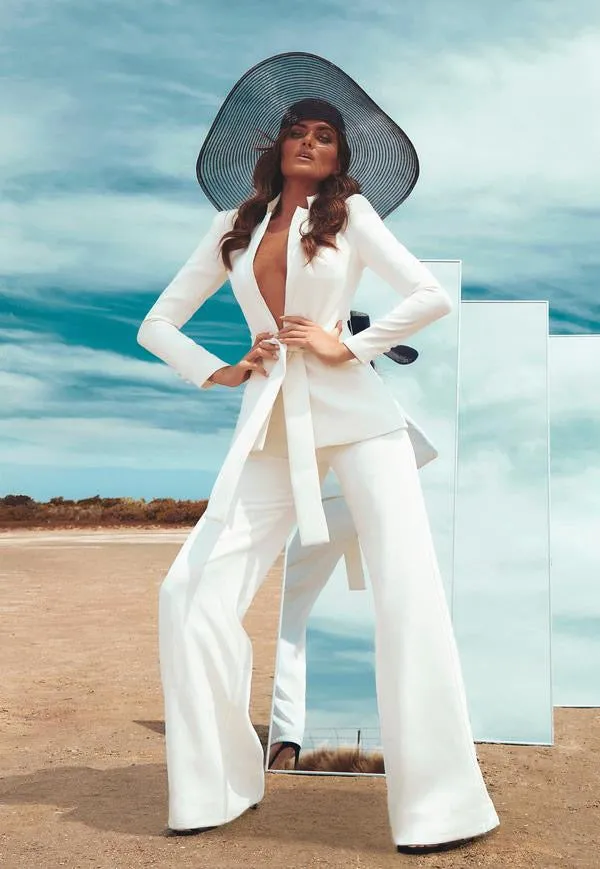 Bianca & Bridgett Ella Pant - White