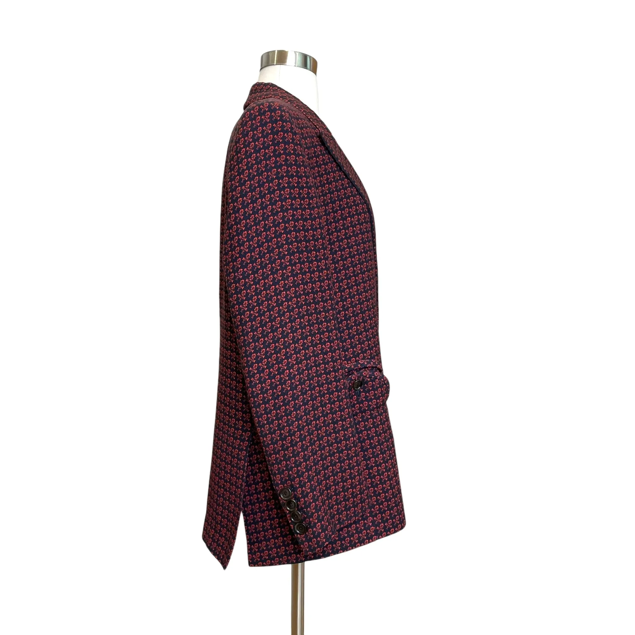 Black & Red Blazer - M