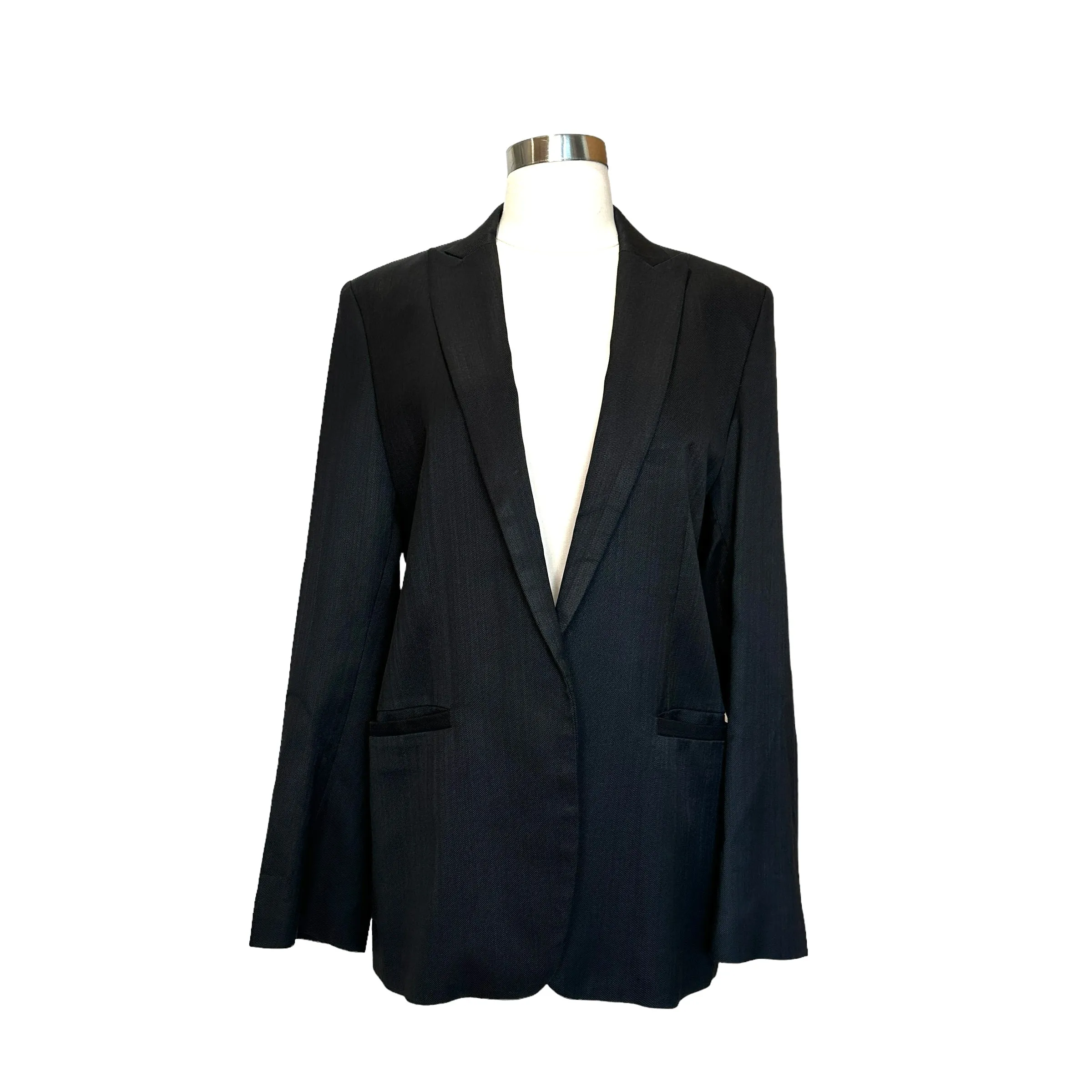 Black Oversized Blazer - S