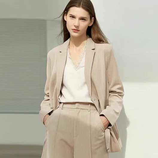 Blazer Alfaiataria Minimal Tecido Leve - Israel