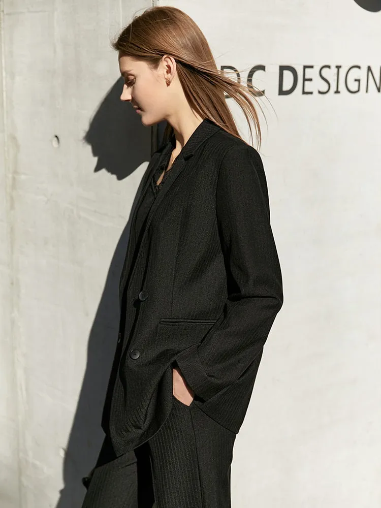 Blazer Alfaiataria Minimal Tecido Leve - Israel