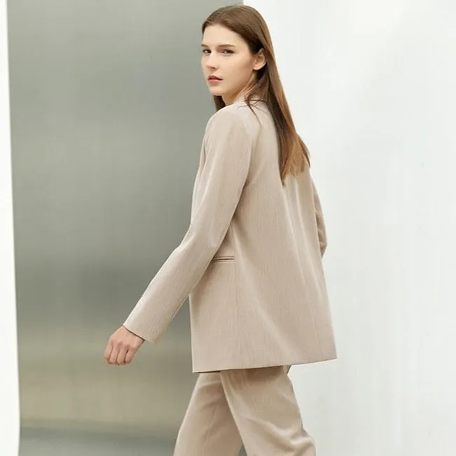 Blazer Alfaiataria Minimal Tecido Leve - Israel