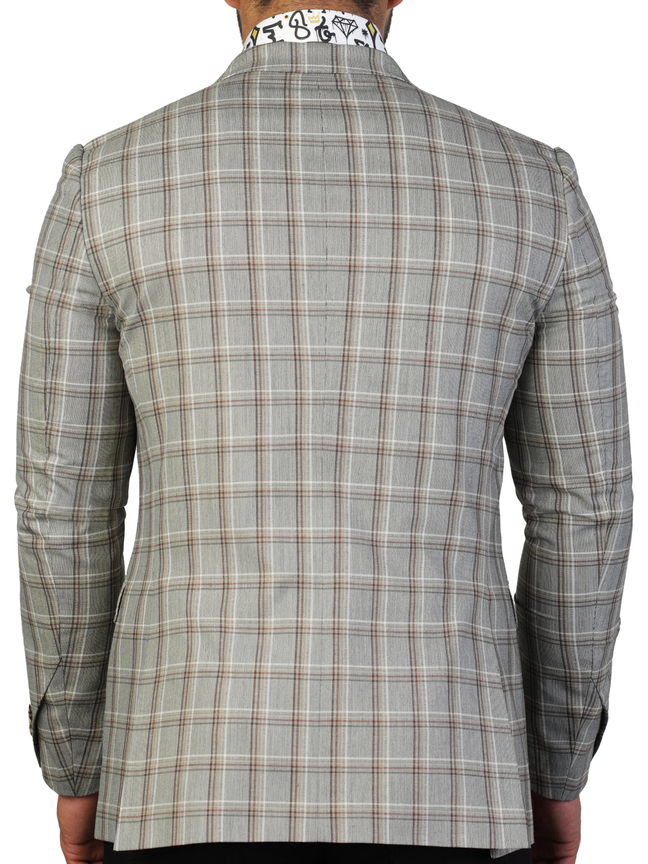 Blazer Beethoven Italy Brown Grey