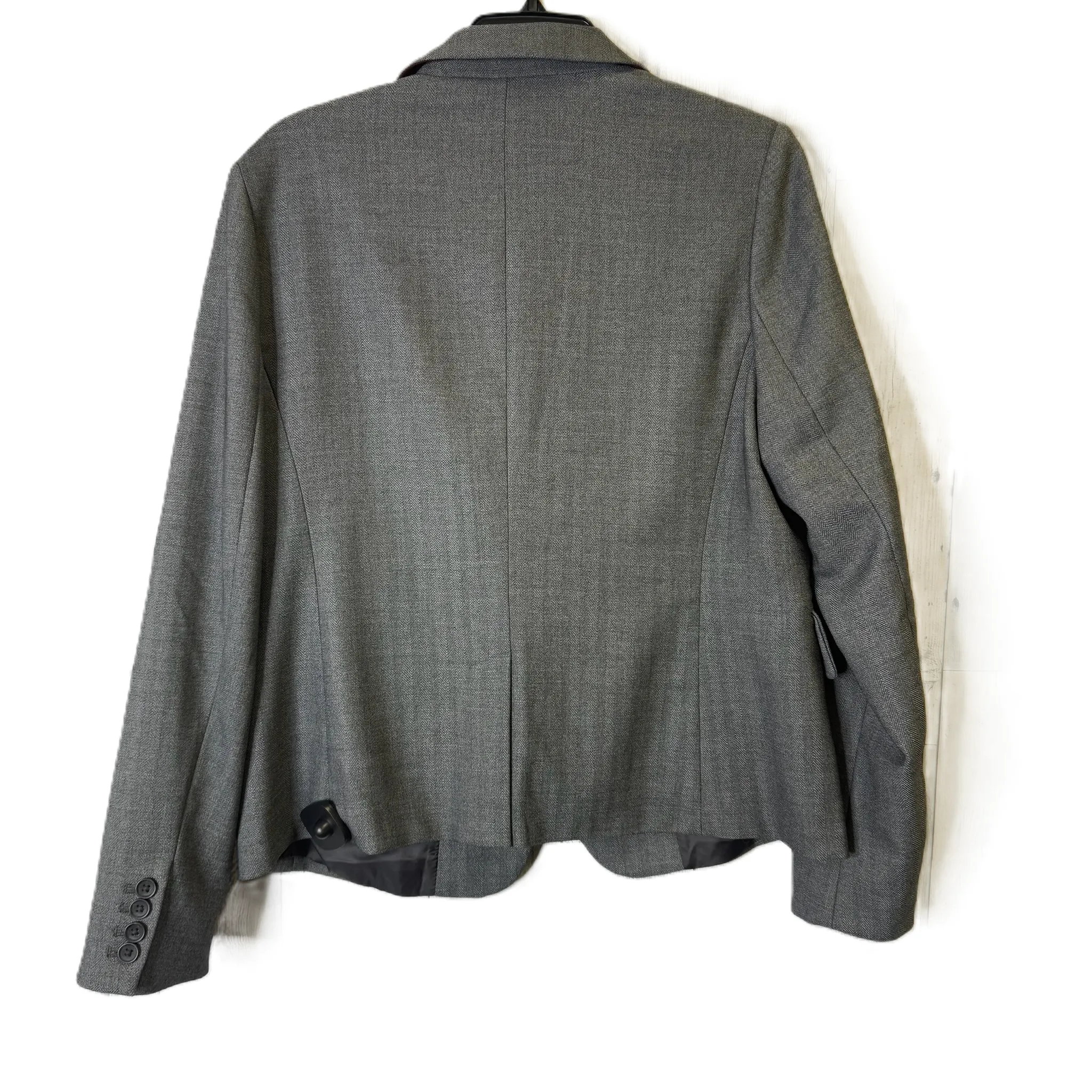 Blazer By Banana Republic In Grey, Size: 12