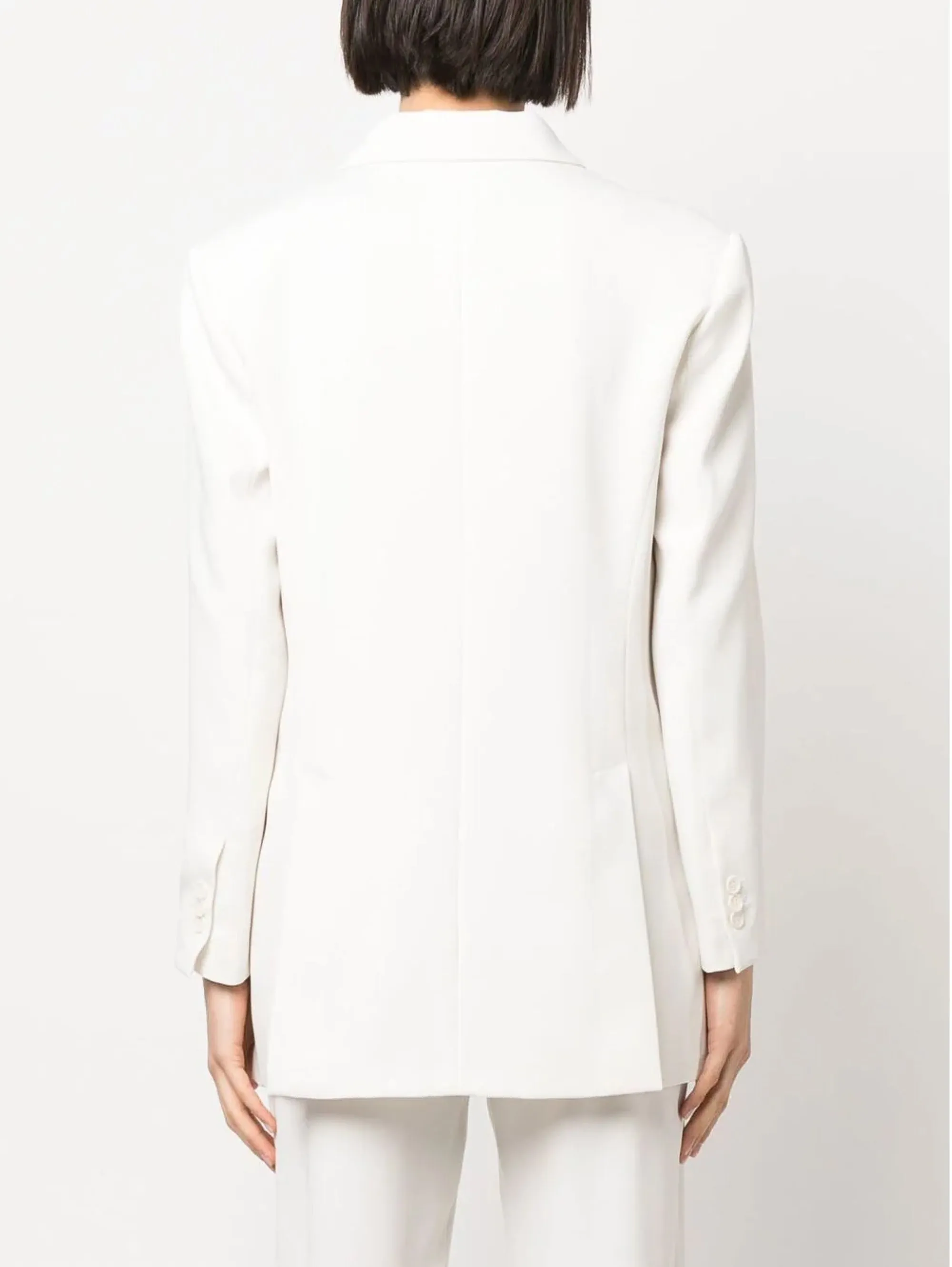 Blazer Doppio Petto in Cady Panna