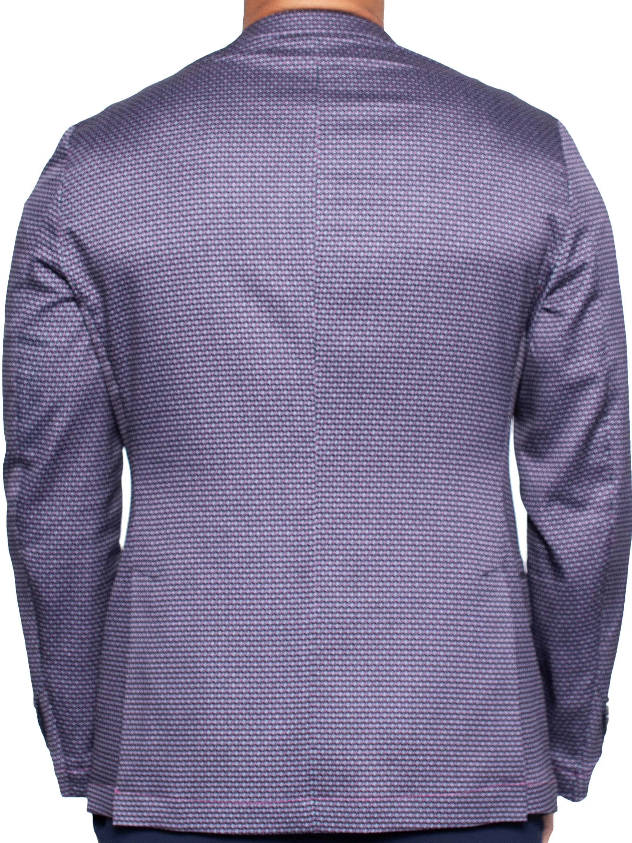 Blazer Unconstructed Flower Blue