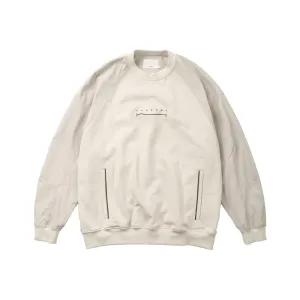 BOHRHOO メッシュパネルルーズスウェットシャツ BHH018