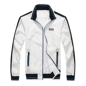 Boss Water-repellent jacket with logo statements