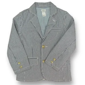Boys Carter's Size 6 Blue & White Pinstripe Blazer