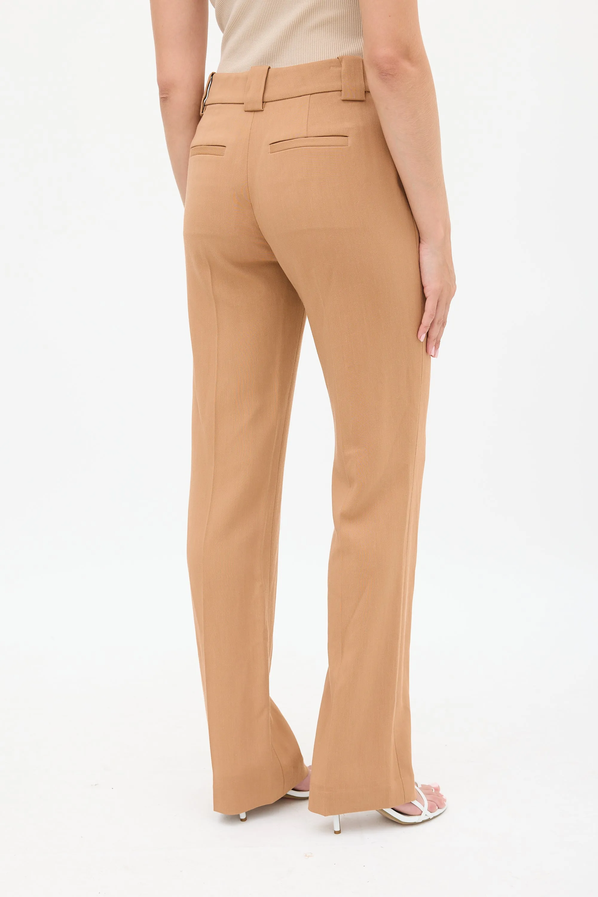 Brown Lace Up Suit