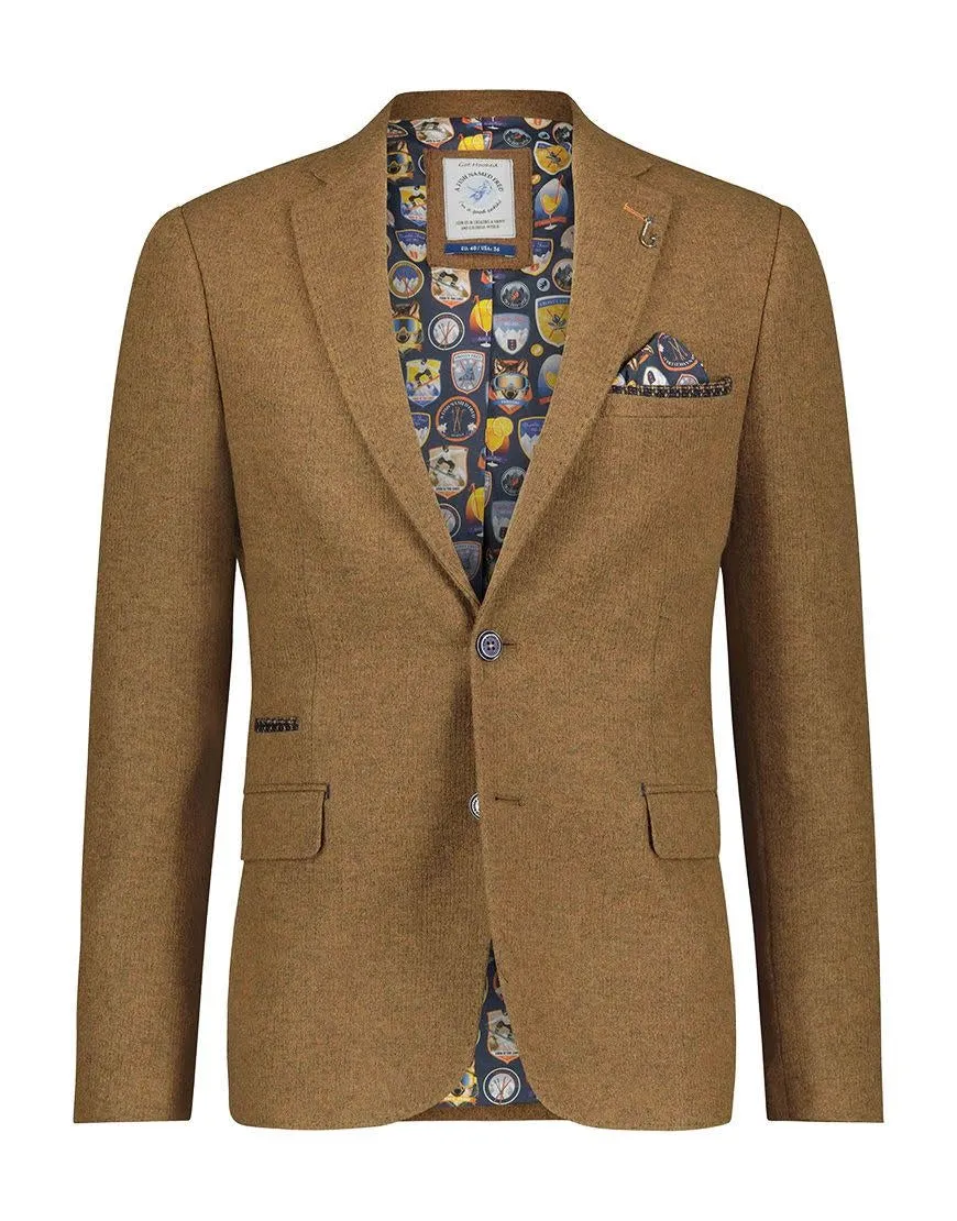 Bruine blazer | A fish named Fred blazer camel structure