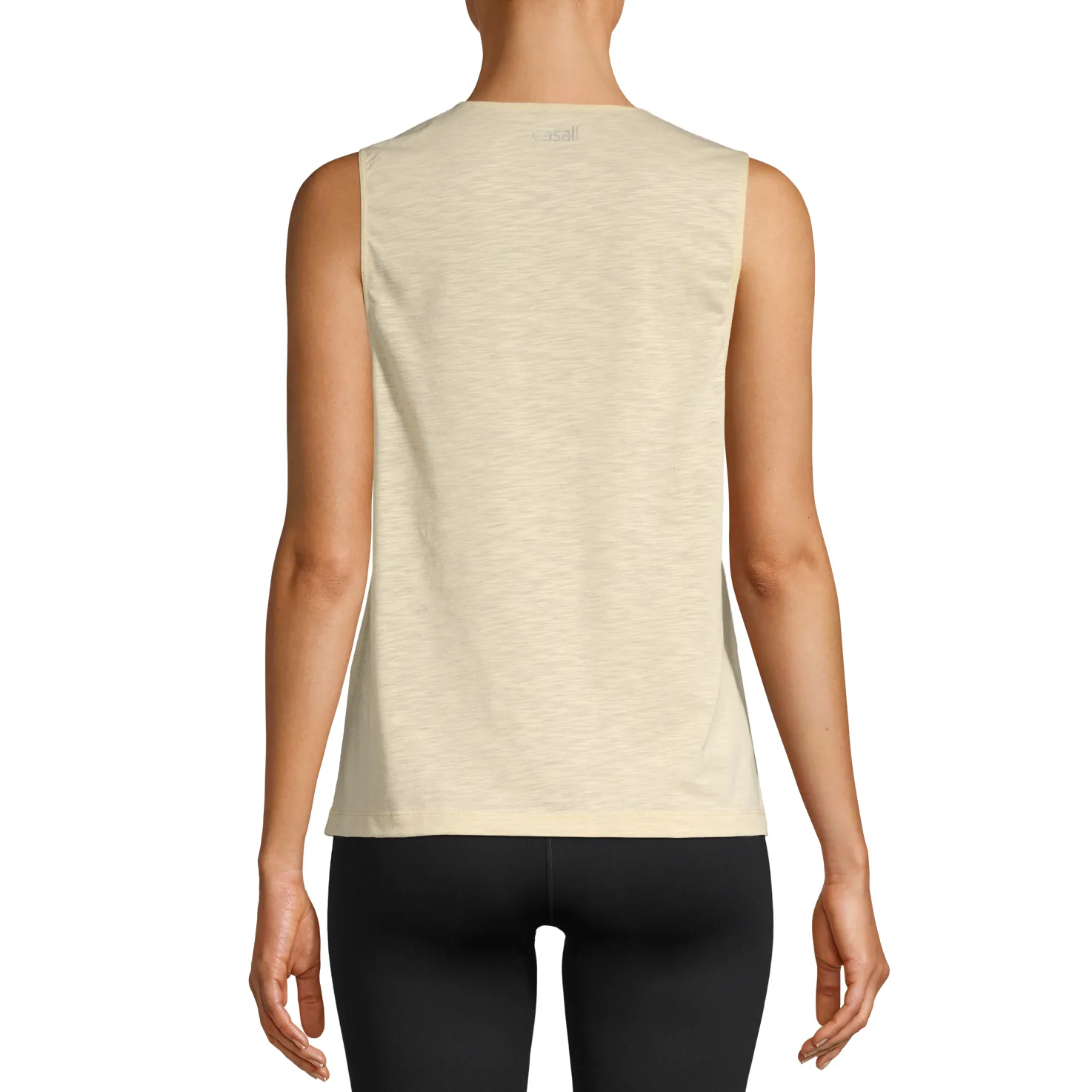 Casall Women&#x27;s Texture Tank Stockholm Yellow | Buy Casall Women&#x27;s Texture Tank Stockholm Yellow here | Outnorth
