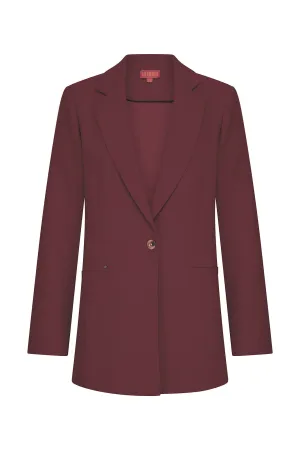 Cloud9 Suus long blazer bordeaux