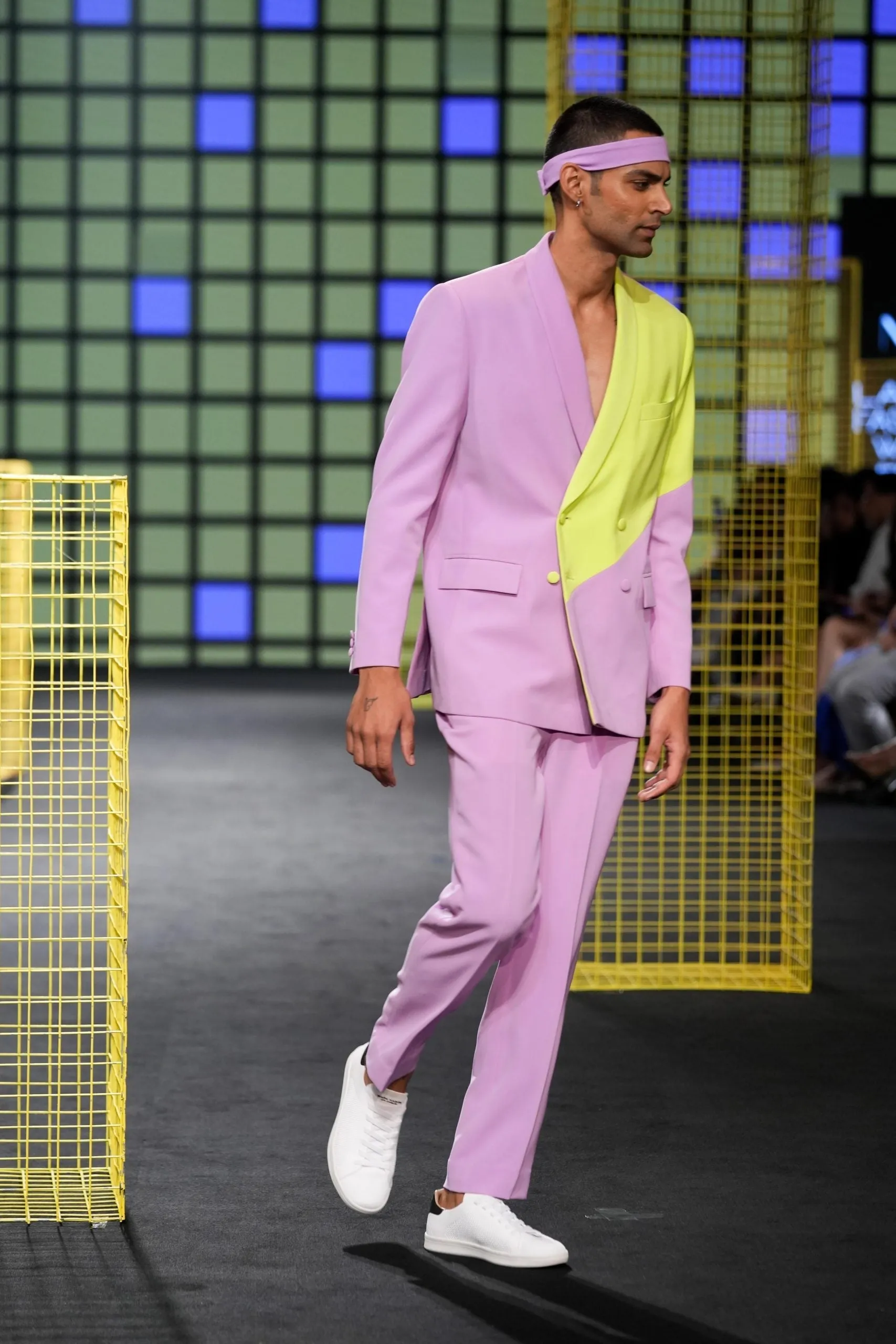 Colour Block Blazer
