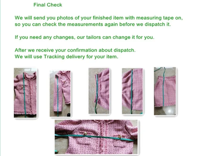 Custom Made Pearls Diamonds Checked Tweed Jacket    Skirt Suit