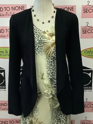 Double Zip Pocket Open Blazer (Size 15)