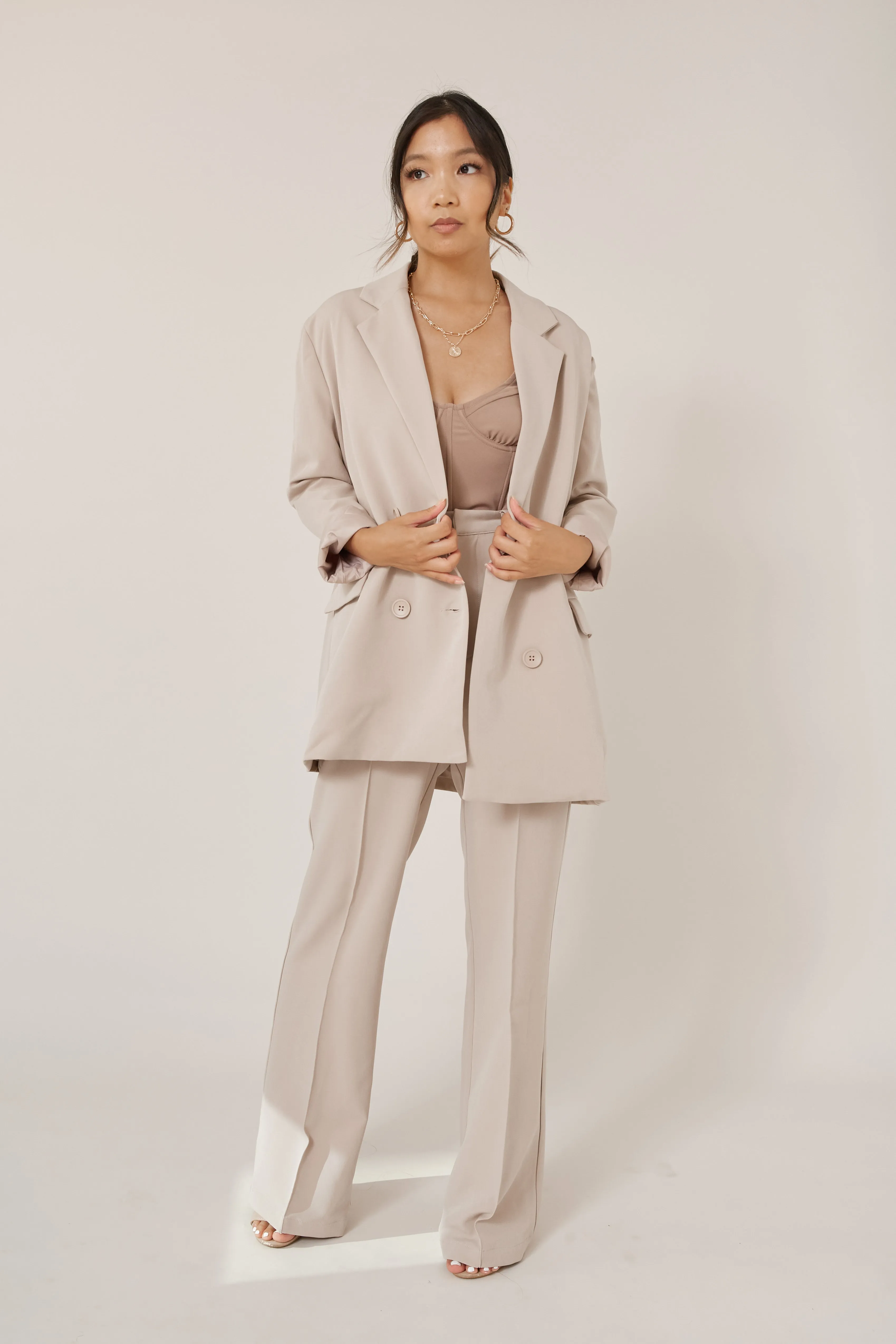 Downtown Blazer - Mocha