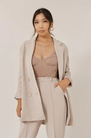 Downtown Blazer - Mocha