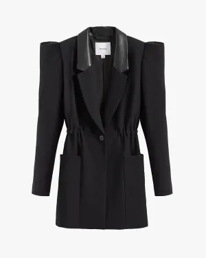 Draped Sleeve Blazer
