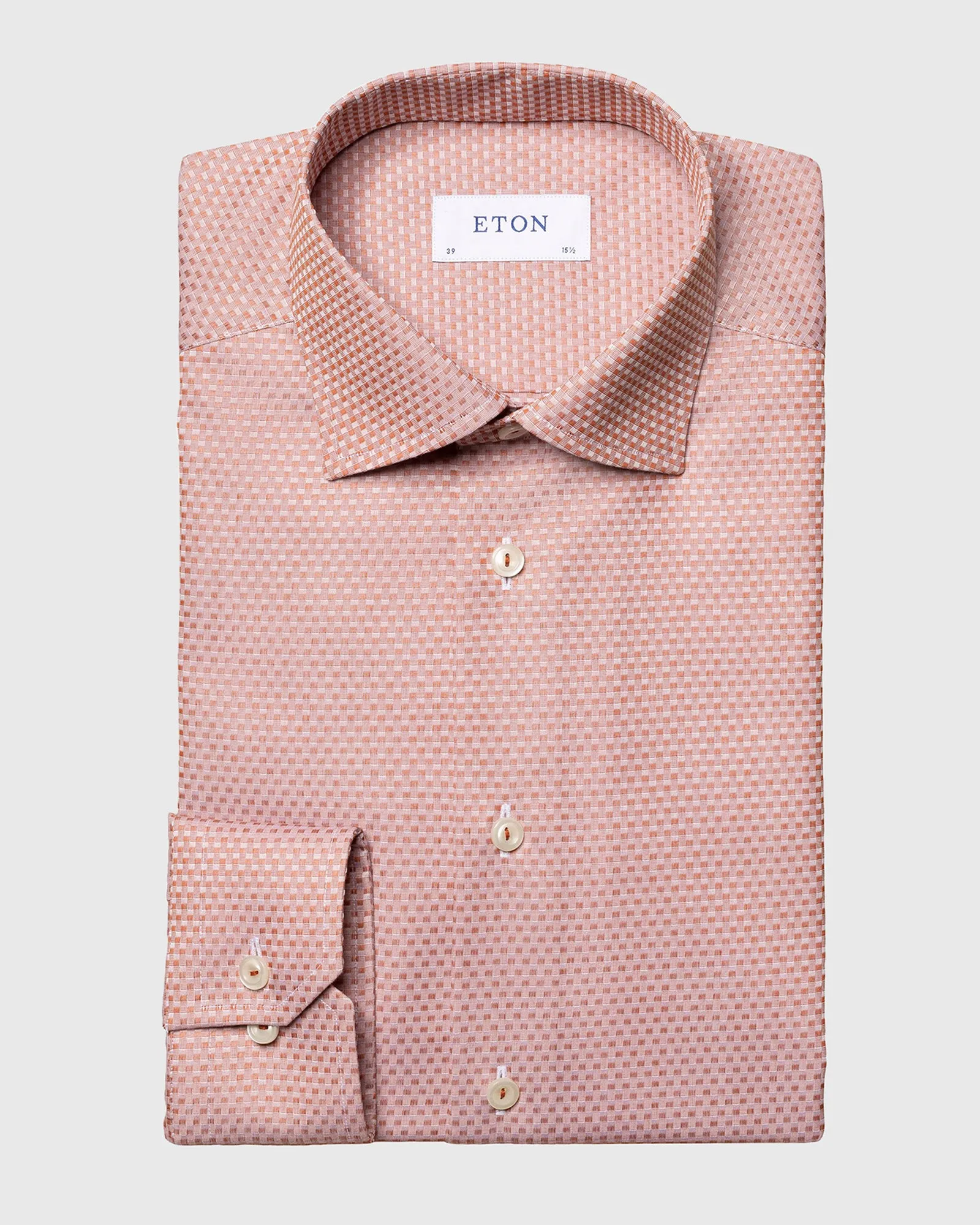 ETON 100002494 PEACH SLIM SC SHIRT