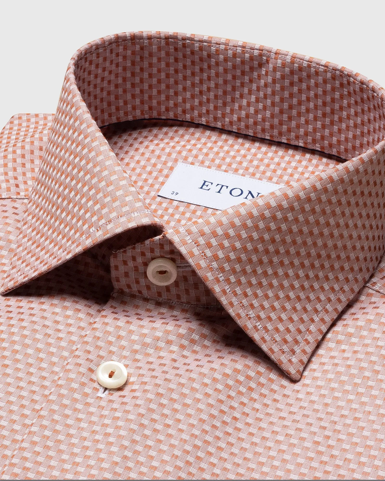 ETON 100002494 PEACH SLIM SC SHIRT